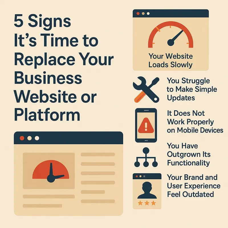 5 Signs It is Time to Replace Your Business Website or Platform