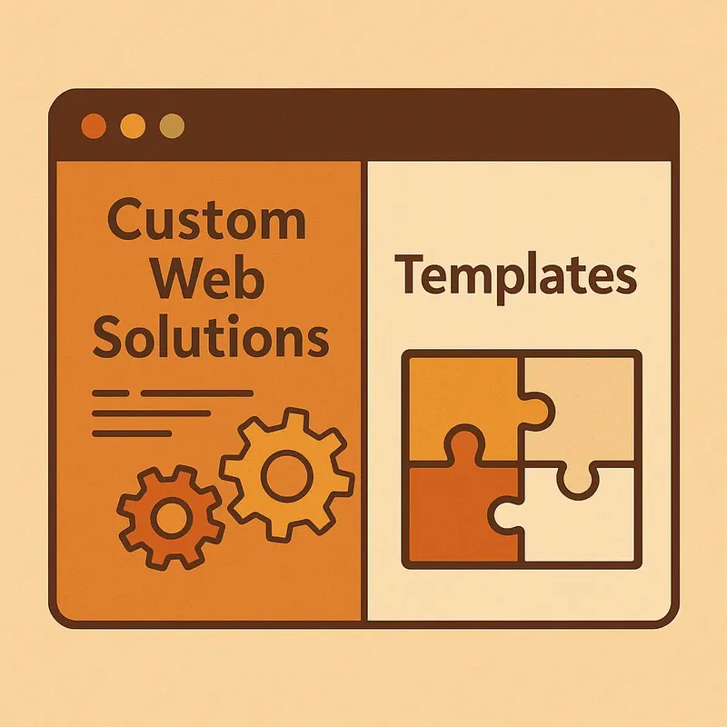 Custom vs Template Web Design