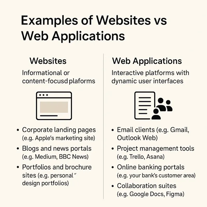 Examples of web applications