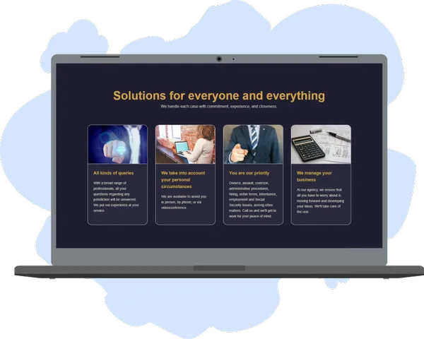 Custom Solutions - Laptop Responsive